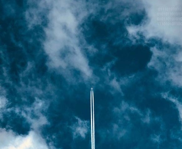 Above the clouds…